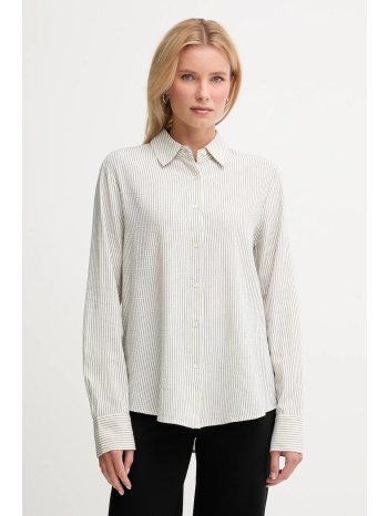 πουκάμισο united colors of benetton χρώμα μπεζ, 570qdq0al