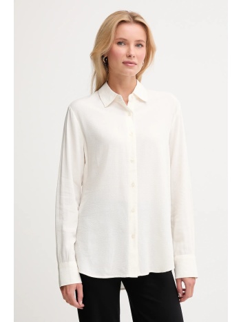 πουκάμισο united colors of benetton χρώμα μπεζ, 570qdq0al