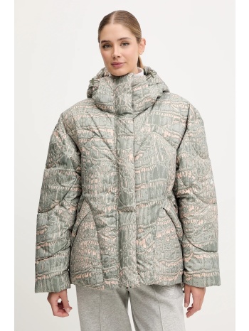 μπουφάν adidas by stella mccartney χρώμα πράσινο, jx6787