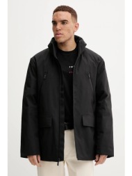 μπουφάν με επένδυση από πούπουλα calvin klein χρώμα: μαύρο, lv04ld500g κύριο υλικό: 100% πολυεστέρας