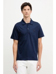 βαμβακερό μπλουζάκι πόλο lacoste ανδρικό, χρώμα: ναυτικό μπλε, dh5928 100% βαμβάκι