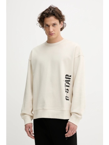 βαμβακερή μπλούζα g-star 0 χρώμα μπεζ, d27096.e124 κύριο