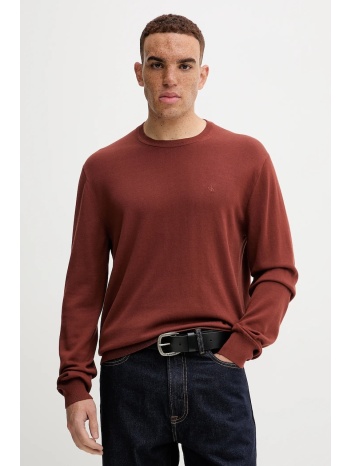πουλόβερ calvin klein χρώμα πορτοκαλί, lv040bm356 89%