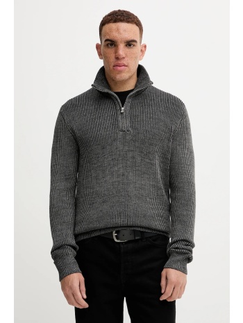 πουλόβερ με προσθήκη μαλλιού marc o`polo χρώμα γκρι