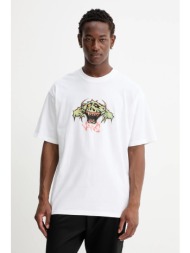 βαμβακερό μπλουζάκι vans ανδρικό, χρώμα: άσπρο, vn000pdywht1 κύριο υλικό: 100% βαμβάκι