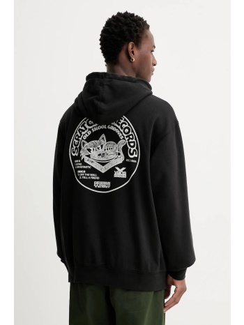 μπλούζα vans χρώμα μαύρο, με κουκούλα, vn000pa9blk1 κύριο