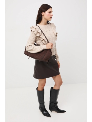 πουλόβερ medicine χρώμα μπεζ 53% βαμβάκι, 25% ακρυλικό