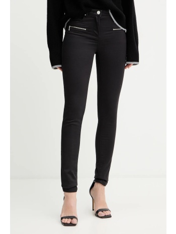 τζιν παντελόνι morgan χρώμα μαύρο 50% βαμβάκι, 28%