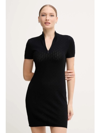 φόρεμα calvin klein jeans χρώμα μαύρο, lv044d309g 72%