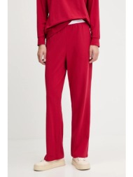 παντελόνι lounge hugo χρώμα: κόκκινο, 50555624 95% βαμβάκι, 5% ελαστάν