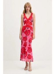 φόρεμα never fully dressed χρώμα: ροζ, nfddr2964 95% πολυεστέρας, 5% ελαστάν