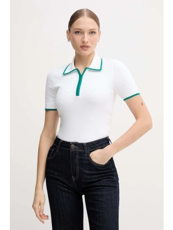 πόλο calvin klein jeans χρώμα άσπρο, lv044d304g 88%