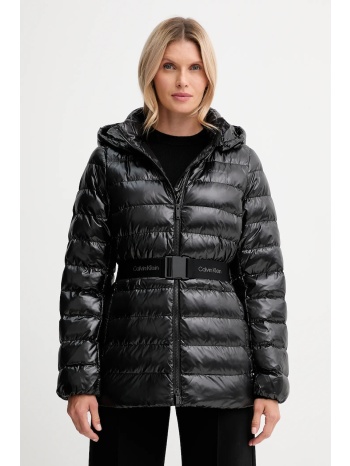 μπουφάν calvin klein χρώμα μαύρο, lv044d542g κύριο υλικό