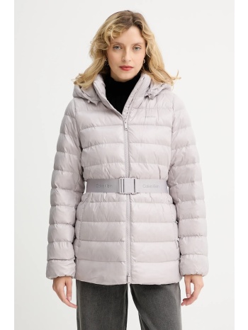 μπουφάν calvin klein χρώμα γκρι, lv044d542g κύριο υλικό