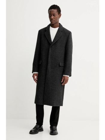 παλτό με προσθήκη μαλλιού hugo χρώμα γκρι, 50549279 κύριο