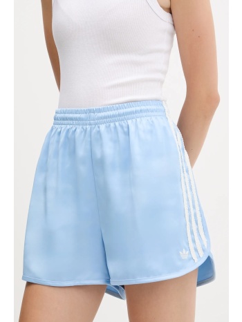 σορτς adidas originals ruffle shorts χρώμα μπλε, kc8817