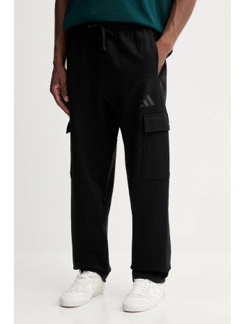 βαμβακερό παντελόνι adidas all szn χρώμα μαύρο, jn0580