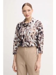 μπλουζάκι joseph ribkoff χρώμα: άσπρο, 254033 80% πολυεστέρας, 14% μεταλλικές ίνες, 6% σπάντεξ