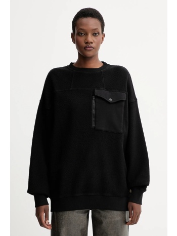 βαμβακερή μπλούζα g-star 0 γυναικεία, χρώμα μαύρο