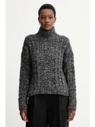 πουλόβερ με προσθήκη μαλλιού marc o`polo χρώμα: γκρι, 509608560193 44% αιγοκάμηλος, 32% βαμβάκι, 13%