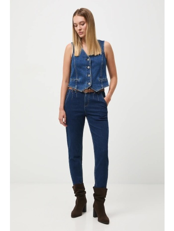 τζιν παντελόνι medicine χρώμα ναυτικό μπλε κύριο υλικό