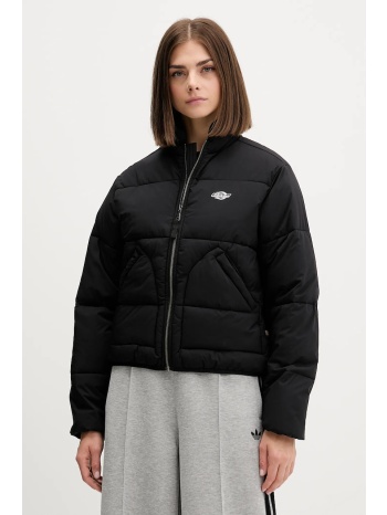 μπουφάν dickies χρώμα μαύρο, dk0a87oj 100% πολυεστέρας