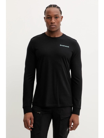 αθλητικό μακρυμάνικο smartwool χρώμα μαύρο, sw003018 50%