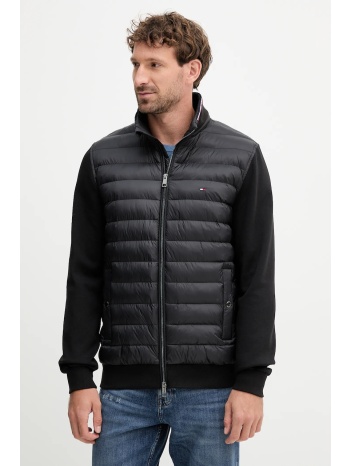 μπουφάν tommy hilfiger χρώμα μαύρο, mw0mw41329 κύριο