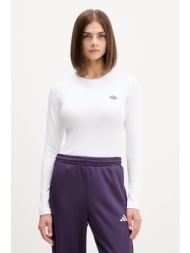 μακρυμάνικο dickies χρώμα: άσπρο, dk0a87qa 94% βαμβάκι, 6% ελαστάν