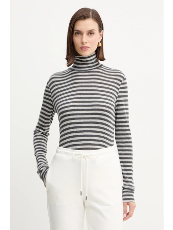 μακρυμάνικο με προσθήκη μαλλιού mm blasy χρώμα γκρι