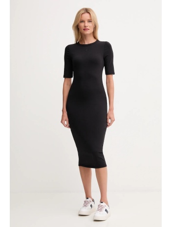 φόρεμα calvin klein jeans χρώμα μαύρο, lv047d217g 93%