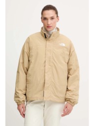 αθλητικό μπουφάν διπλής όψης the north face yumiori χρώμα: καφέ, nf0a8e87qv31 φόδρα: 100% πολυεστέρα