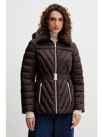 μπουφάν michael michael kors χρώμα καφέ, 77a6945m42 κύριο