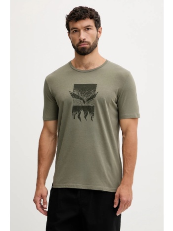 αθλητικό μπλουζάκι salewa eagle 3cime χρώμα πράσινο