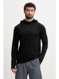 μακρυμάνικο προπόνησης calvin klein performance χρώμα: μαύρο, lvgms5w351 87% ανακυκλωμένος πολυεστέρ