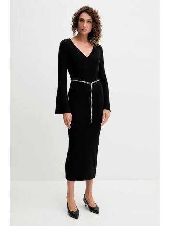 φόρεμα με προσθήκη μαλλιού michael michael kors χρώμα