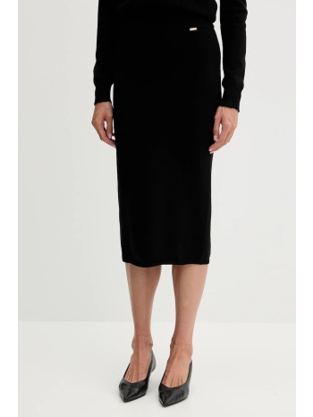 φούστα fracomina χρώμα μαύρο, fr25wg4004k55601 62%