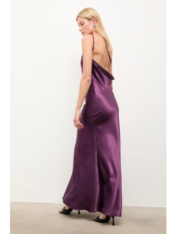 φόρεμα answear.lab χρώμα μοβ 70% βισκόζη, 30% πολυεστέρας