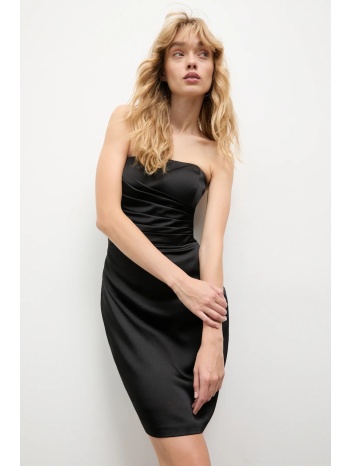 φόρεμα answear.lab χρώμα μαύρο 97% πολυεστέρας, 3% ελαστάν