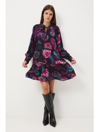 φόρεμα medicine χρώμα μαύρο 100% βισκόζη πλύση σε μέγιστο