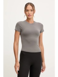 μπλουζάκι προπόνησης casall χρώμα: γκρι, 25011 92% βαμβάκι, 8% ελαστάν