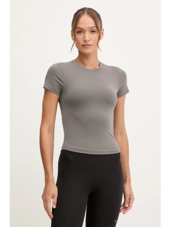 μπλουζάκι προπόνησης casall χρώμα γκρι, 25011 92% βαμβάκι