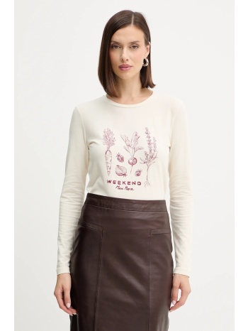 μακρυμάνικο weekend max mara renoir χρώμα μπεζ