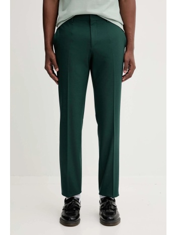 παντελόνι με προσθήκη μαλλιού hugo χρώμα πράσινο, 50547336
