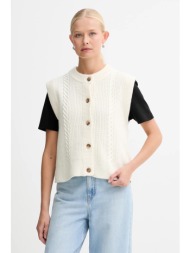 γιλέκο με προσθήκη μαλλιού levi`s χρώμα: μπεζ, 0038d 45% πολυαμίδιο, 40% μαλλί, 15% βαμβάκι