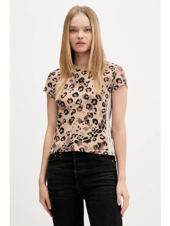 μπλουζάκι adidas animal χρώμα μπεζ, jm1853 κύριο υλικό