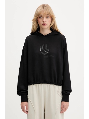 βαμβακερή μπλούζα karl lagerfeld jeans γυναικεία, χρώμα