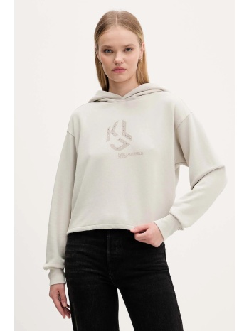 βαμβακερή μπλούζα karl lagerfeld jeans γυναικεία, χρώμα