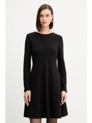 φόρεμα weekend max mara califfo χρώμα: μαύρο, 2525626012600 56% triacetat, 44% πολυεστέρας