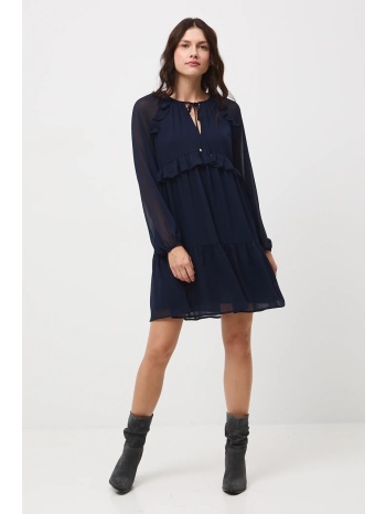 φόρεμα medicine χρώμα ναυτικό μπλε κύριο υλικό 100%